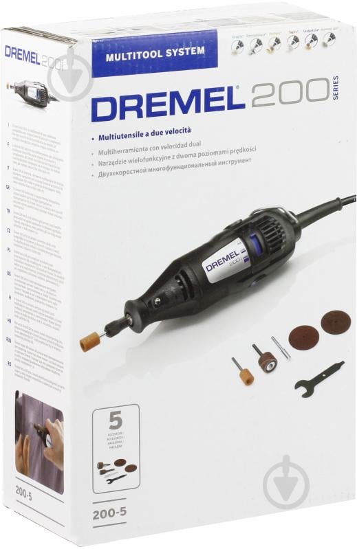 Шліфувально-гравірувальний пристрій Dremel 200-5 F0130200JD - фото 7