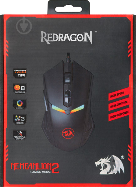 Миша Redragon Nemeanlion 2 black - фото 4