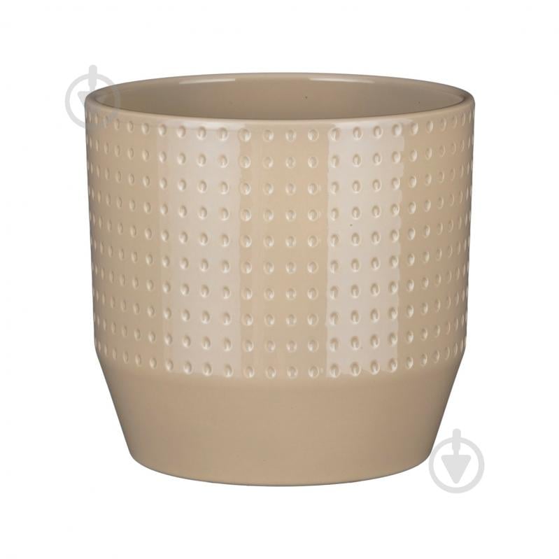 Вазон керамика Nola pot round круглый бежевый Edelman (1138005) - фото 1 Вазон керамика Nola pot round круглый бежевый Edelman (1138005) - фото 1
