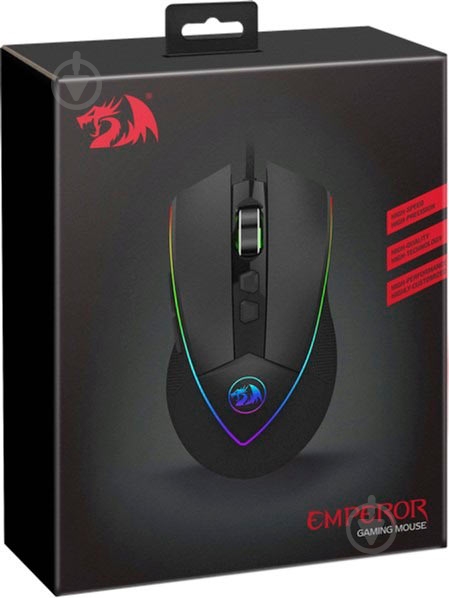 Мишка Redragon Emperor RGB IR USB black - фото 9 Мишка Redragon Emperor RGB IR USB black - фото 9