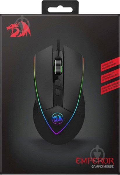 Мишка Redragon Emperor RGB IR USB black - фото 8 Мишка Redragon Emperor RGB IR USB black - фото 8