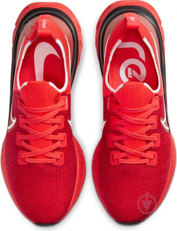 Кросівки чоловічі Nike ReactINFINITY Run Flyknit CD4371-600 р.44 червоні - фото 7