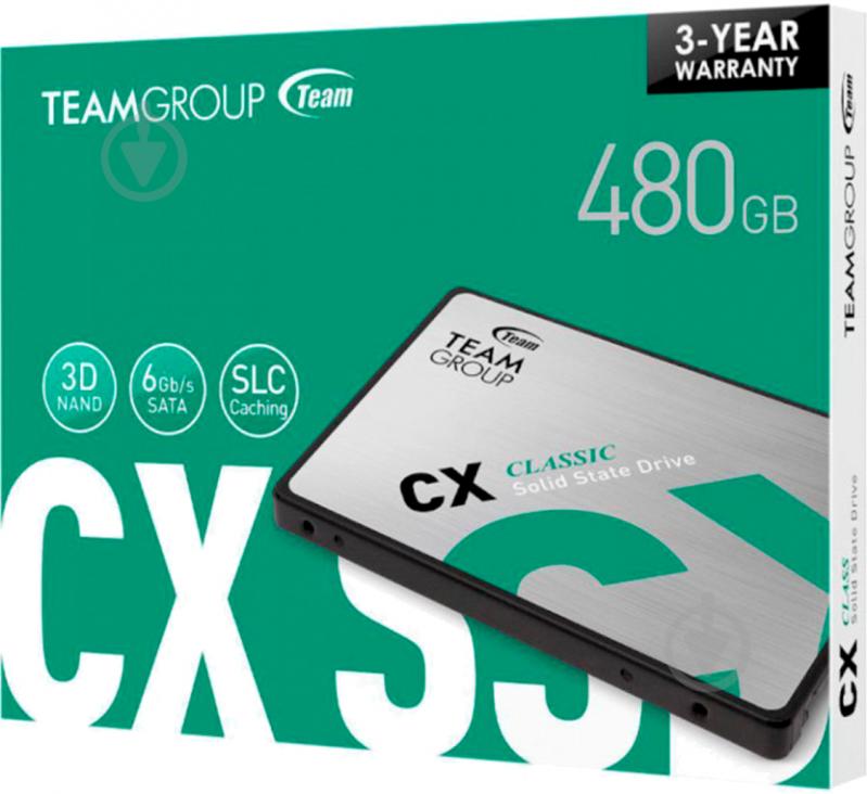 SSD-накопитель Team CX1 480GB 2,5" SATA III TLC (T253X5480G0C101) - фото 4