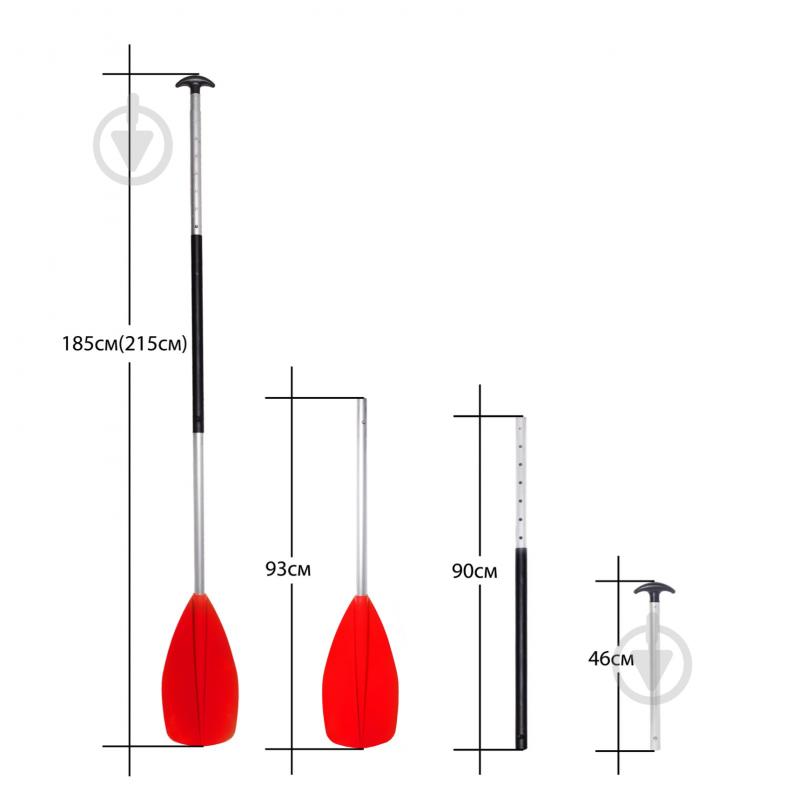 Весло регульоване SUP Аква 185-215 см - фото 4