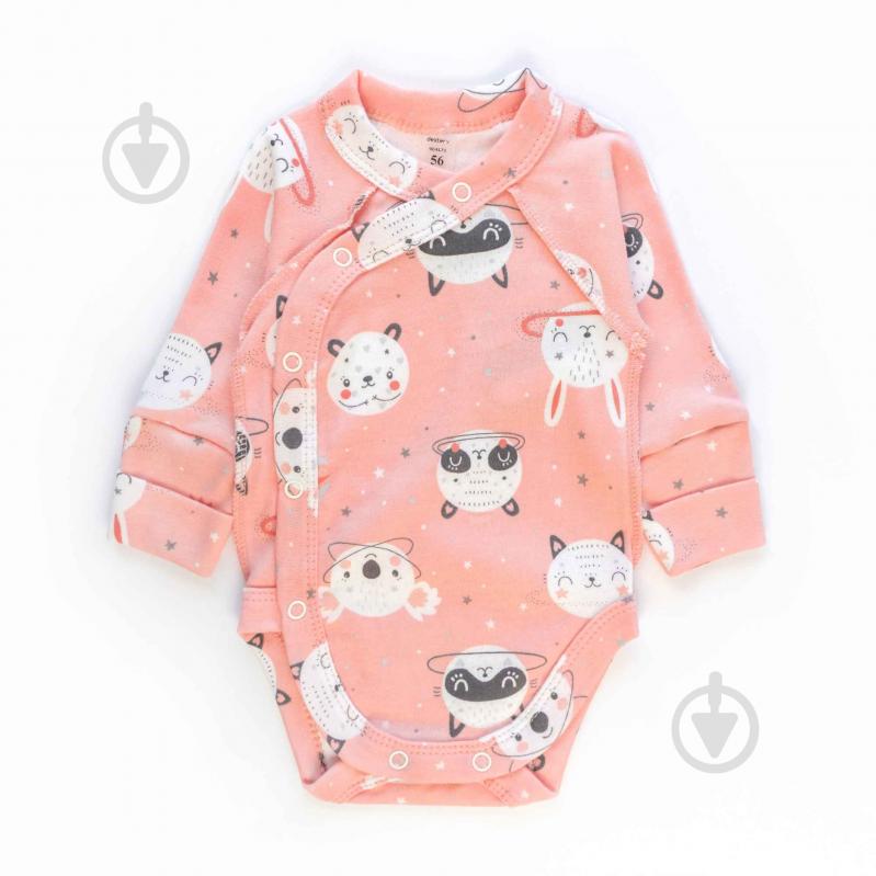 Боди детское для девочки Dexter`s Pink panda р.62 белый с рисунком 904171 - фото 1 Боди детское для девочки Dexter`s Pink panda р.62 белый с рисунком 904171 - фото 1