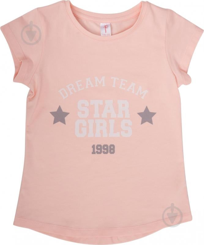 Футболка для дівчинки Luna Kids Stars р.140 рожевий №0021/16076 - фото 1