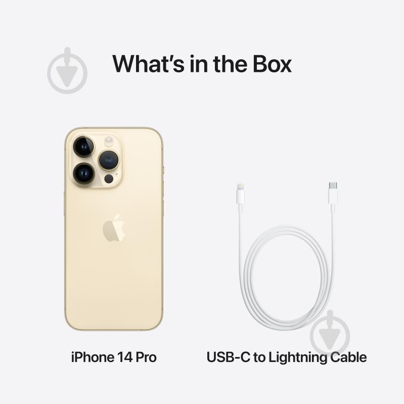 Смартфон Apple iPhone 14 Pro 128GB Gold (MQ083RX/A) - фото 10