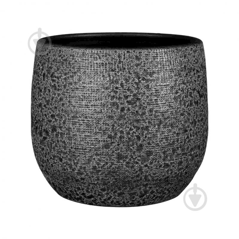 Вазон керамика Enrique pot round 28х25 см круглый серый Edelman (1157607) - фото 1 Вазон керамика Enrique pot round 28х25 см круглый серый Edelman (1157607) - фото 1