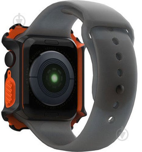 Чохол UAG для Apple Watch 44 Case black/orange 19148G114097 - фото 4