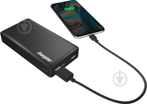 Повербанк Energizer 20000 mAh black (UE20015CQ) - фото 4 Повербанк Energizer 20000 mAh black (UE20015CQ) - фото 4