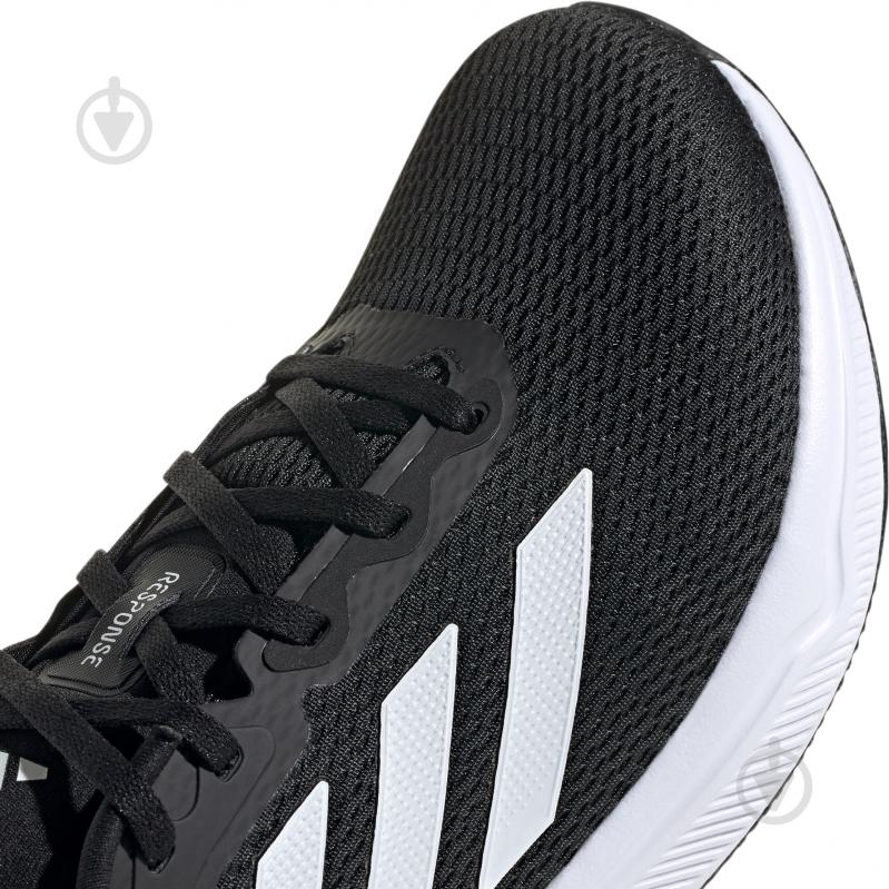 Кроссовки мужские Adidas RESPONSE IH6007 р.46 черные с белым - фото 7