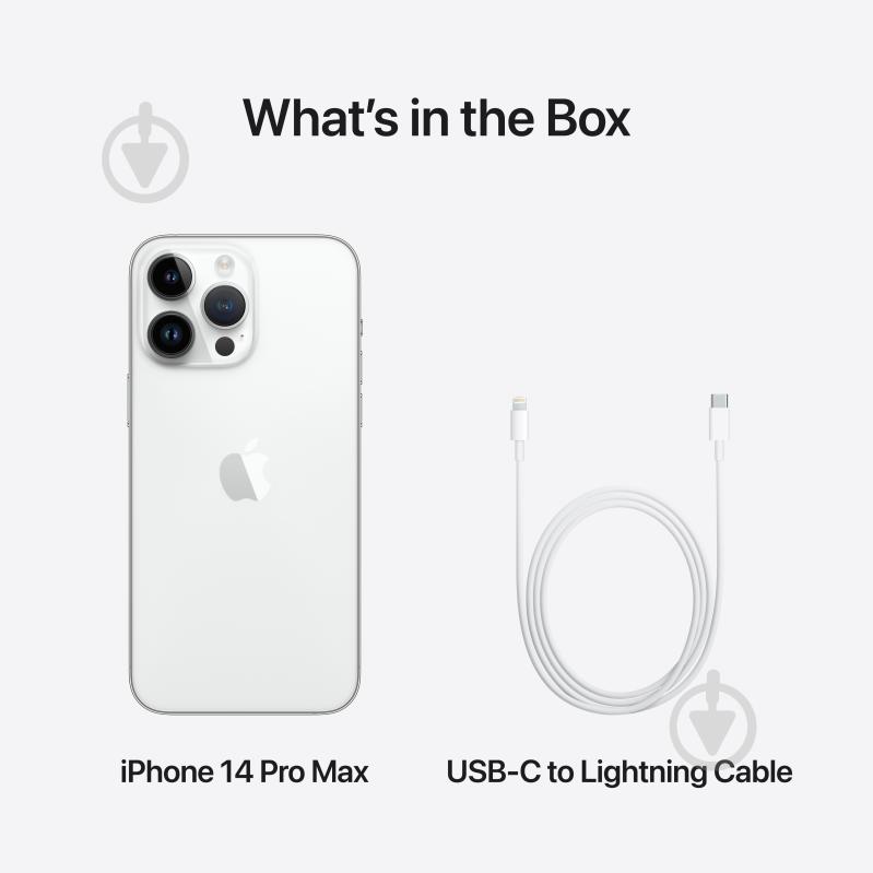Смартфон Apple iPhone 14 Pro Max 128GB Silver (MQ9Q3RX/A) - фото 10