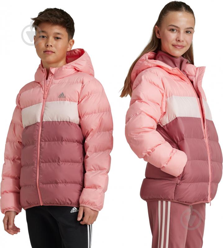 Пуховик для девочек зимний Adidas J SD JKT IY6916 р.164 розовый - фото 8