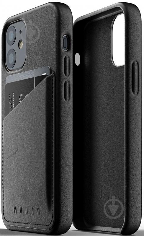 Чехол MUJJO Full Leather Wallet для Apple iPhone 12 Mini (MUJJO-CL-014-BK) black - фото 2