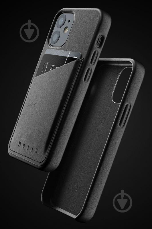 Чехол MUJJO Full Leather Wallet для Apple iPhone 12 Mini (MUJJO-CL-014-BK) black - фото 6