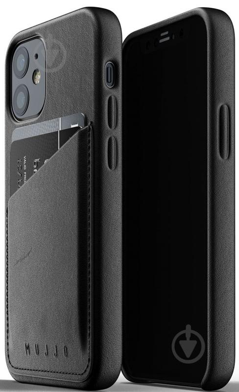 Чехол MUJJO Full Leather Wallet для Apple iPhone 12 Mini (MUJJO-CL-014-BK) black - фото 3