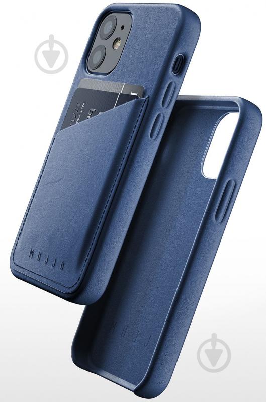 Чохол MUJJO Full Leather Wallet для Apple iPhone 12 Mini (MUJJO-CL-014-BL) monaco blue - фото 6