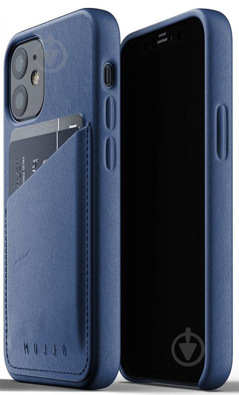Чохол MUJJO Full Leather Wallet для Apple iPhone 12 Mini (MUJJO-CL-014-BL) monaco blue - фото 3