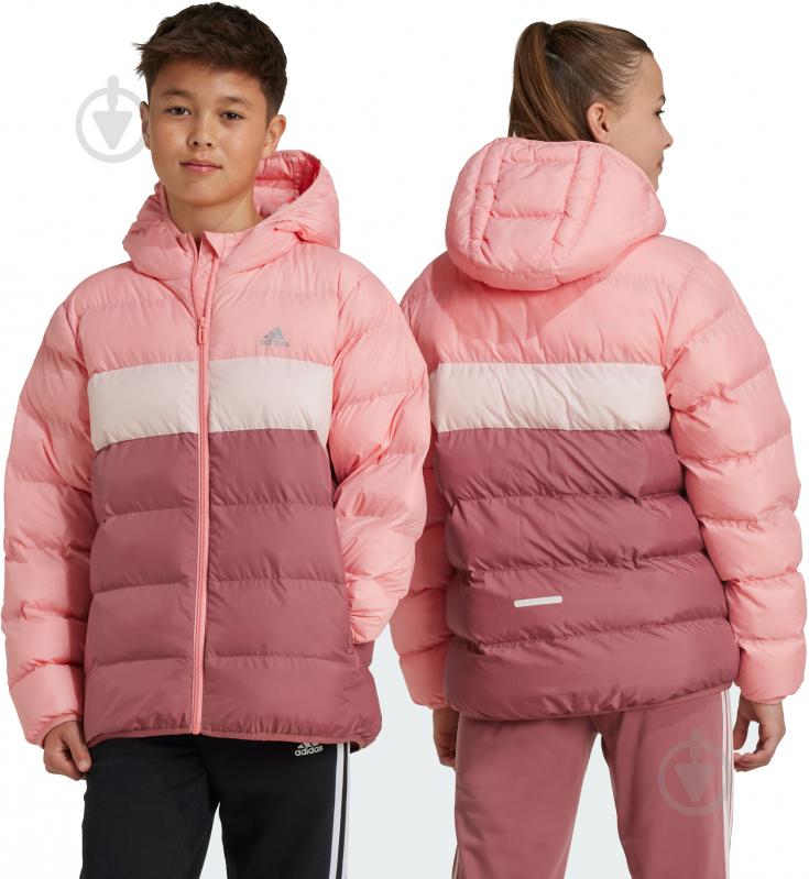 Пуховик для дівчаток зимовий Adidas J SD JKT IY6916 р.176 рожевий - фото 7