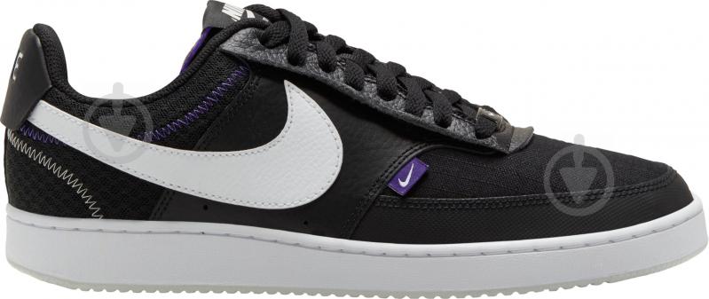 Кросівки чоловічі демісезонні Nike Court Vision Low Premium CD5464-001 р.44 чорні - фото 1