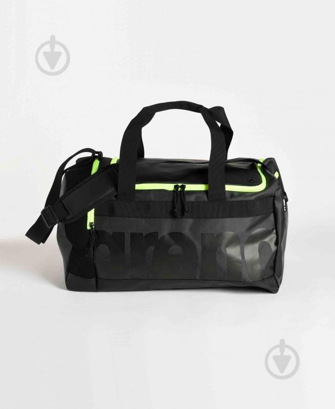 Спортивна сумка Arena SPIKY III DUFFLE 40 004930-101 40 л чорний із зеленими вставками - фото 2