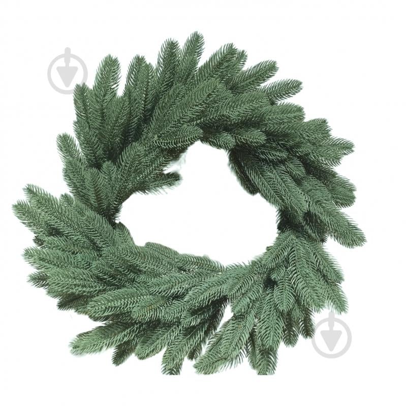 Вінок зі штучної хвої Зоряна d400 мм - фото 1 Вінок зі штучної хвої Зоряна d400 мм - фото 1