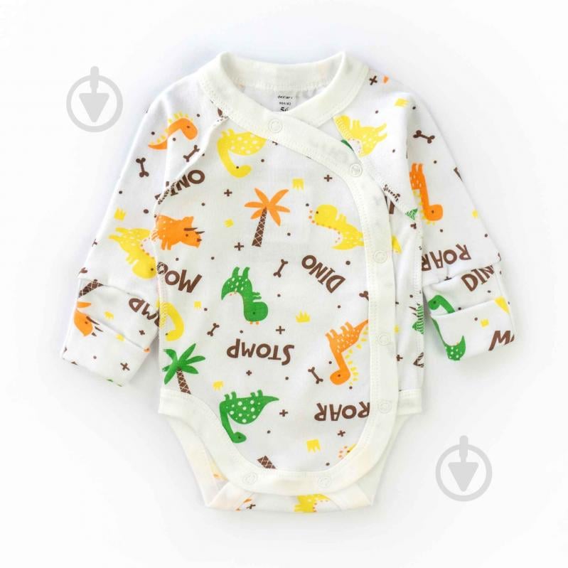 Боді дитяче для хлопчика Dexter`s Roar р.56 білий із малюнком 904182 - фото 1 Боді дитяче для хлопчика Dexter`s Roar р.56 білий із малюнком 904182 - фото 1