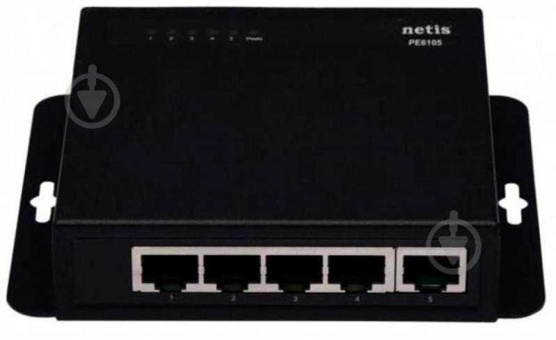 Коммутатор Netis PE6105 5 Port Fast Ethernet PoE Switch/4 Port PoE - фото 2