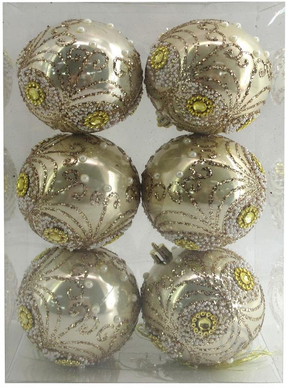 Набір куль розкіш YE25B350-56 d 8 мм 6 шт./уп. - фото 1 Набір куль розкіш YE25B350-56 d 8 мм 6 шт./уп. - фото 1