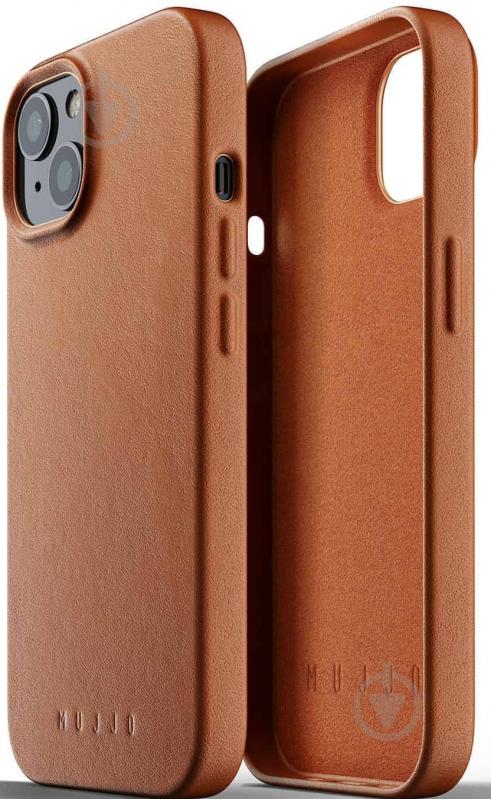 Чехол MUJJO Full Leather для Apple iPhone 13 (MUJJO-CL-021-TN) tan - фото 2