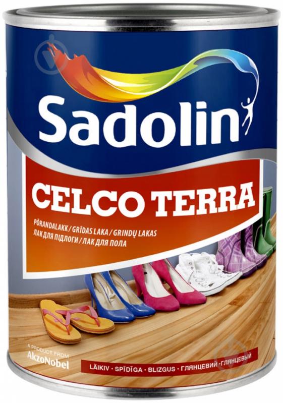 Лак для пола Celco Terra 90 Sadolin глянец 1 л - фото 1