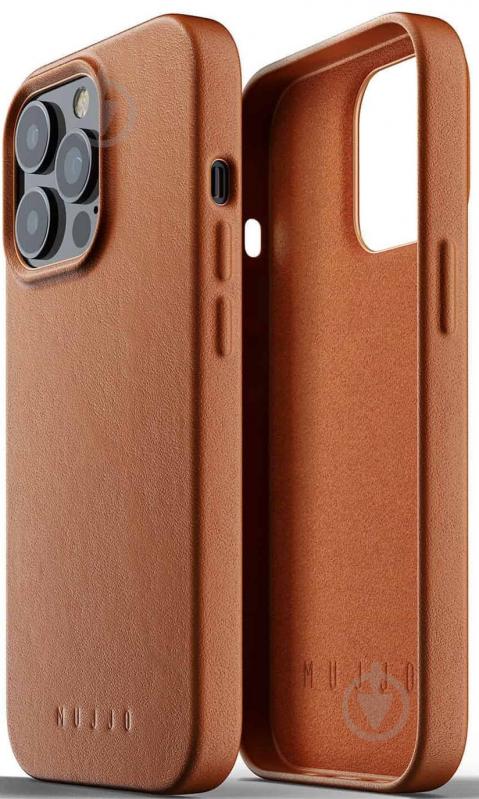Чехол MUJJO Full Leather для Apple iPhone 13 Pro (MUJJO-CL-015-TN) tan - фото 2