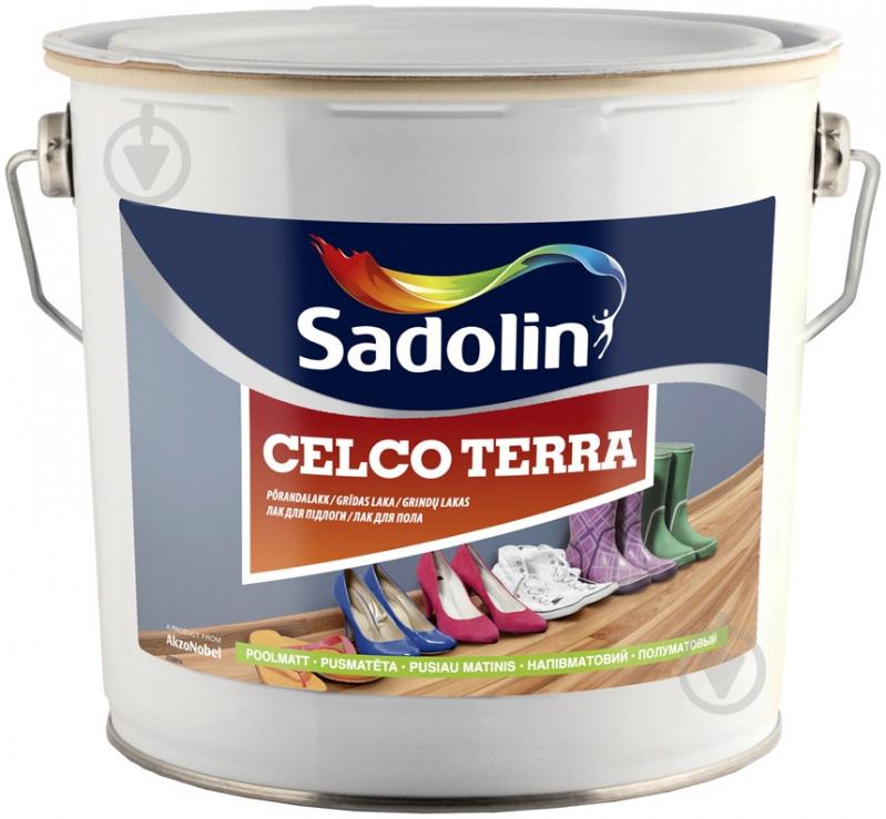 Лак для пола CELCO TERRA 20 Sadolin полумат 2,5 л - фото 1