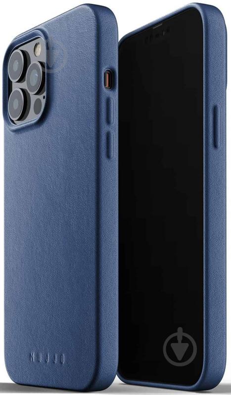 Чехол MUJJO Full Leather для Apple iPhone 13 Pro Max (MUJJO-CL-017-BL) monaco blue - фото 3