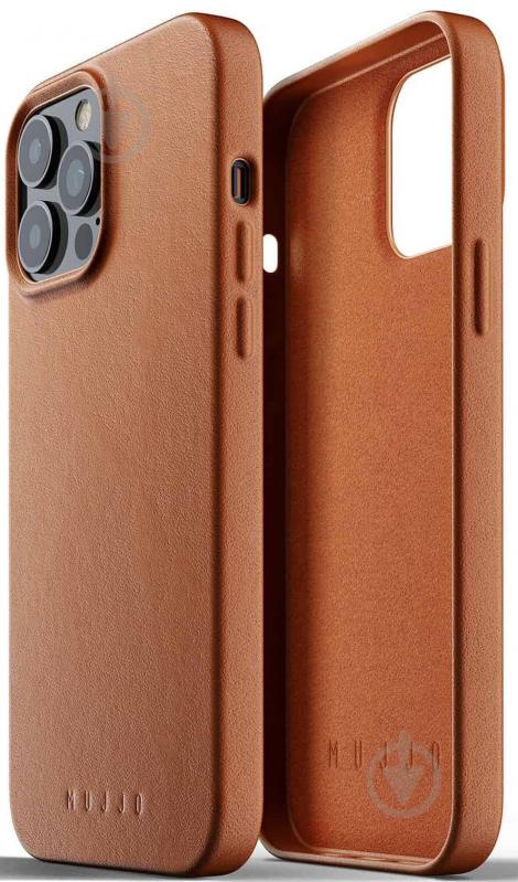 Чехол MUJJO Full Leather для Apple iPhone 13 Pro Max (MUJJO-CL-017-TN) tan - фото 2