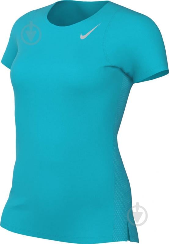 Футболка Nike W NK FAST DF SS TOP DD5927-443 р.S бірюзовий - фото 10