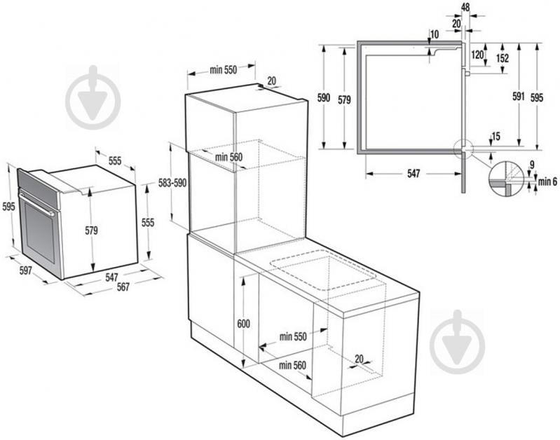 Духова шафа Gorenje BO 637 E 13 X - фото 2