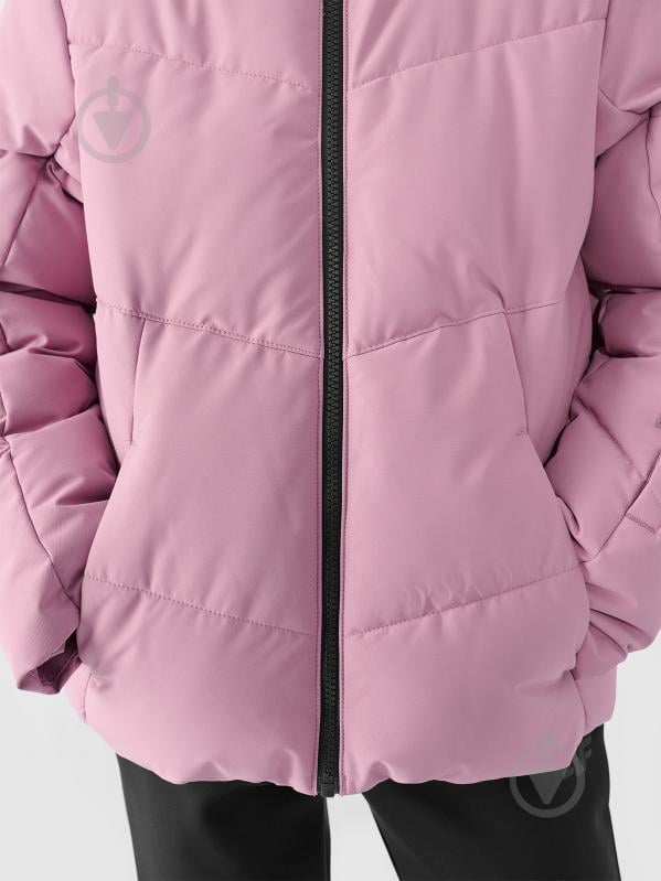 Куртка для дівчаток зимова 4F TECHNICAL JACKET F543 4FJWAW24TTJAF543-56S р.134 рожева - фото 7