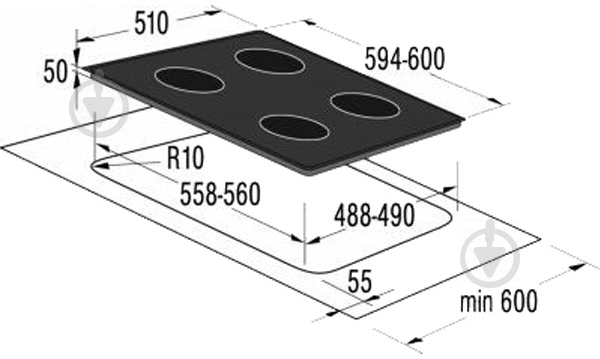 Варильна поверхня GORENJE EC 630 RW - фото 2