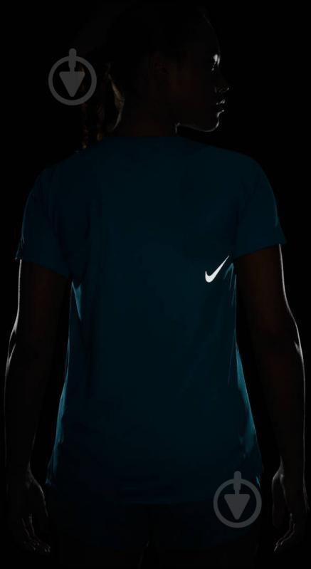 Футболка Nike W NK FAST DF SS TOP DD5927-443 р.L бірюзовий - фото 7