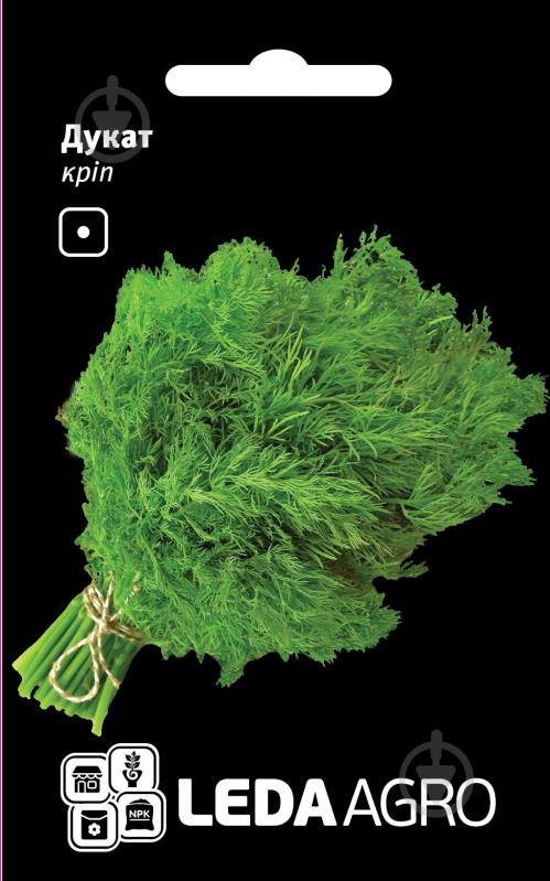 Семена LedaAgro укроп кустовой Дукат 1 г (4820119792278) - фото 1