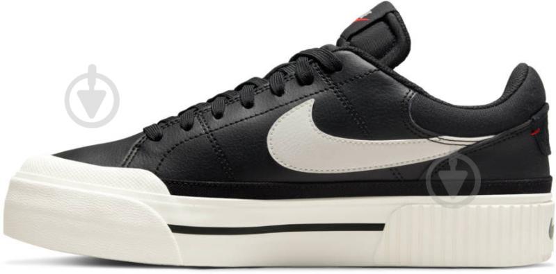 Кросівки жіночі зимові Nike COURT LEGACY LIFT DM7590-001 р.35,5 чорні - фото 4