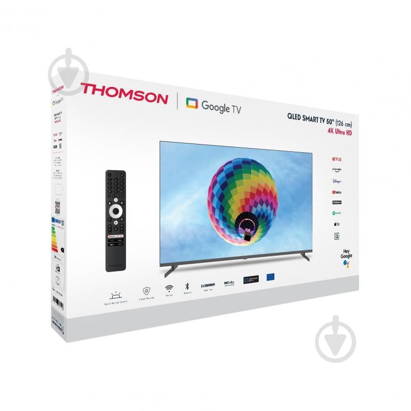 Телевизор Thomson 50QG4S14 Google TV 50" QLED Side Feet - фото 19