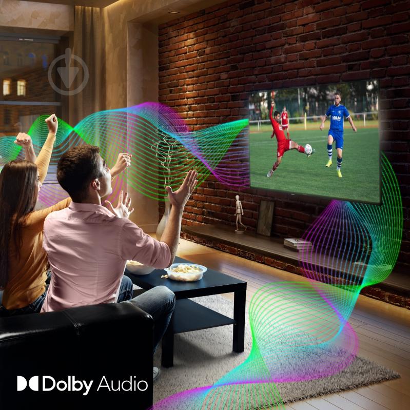 Телевизор Thomson 50QG4S14 Google TV 50" QLED Side Feet - фото 14
