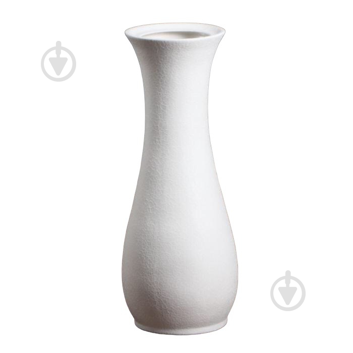 Ваза керамічна Nana ceramics Осінь 59 см білий шовк - фото 1