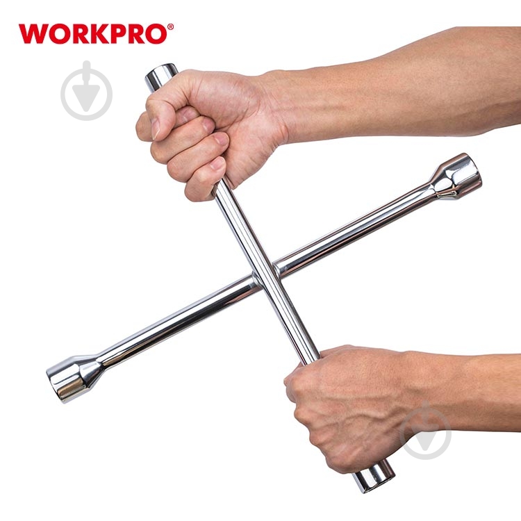 Ключ балонний для коліс хрестовий 350 мм (17/19/21/23 мм) PRO WORKPRO WP314004 - фото 6
