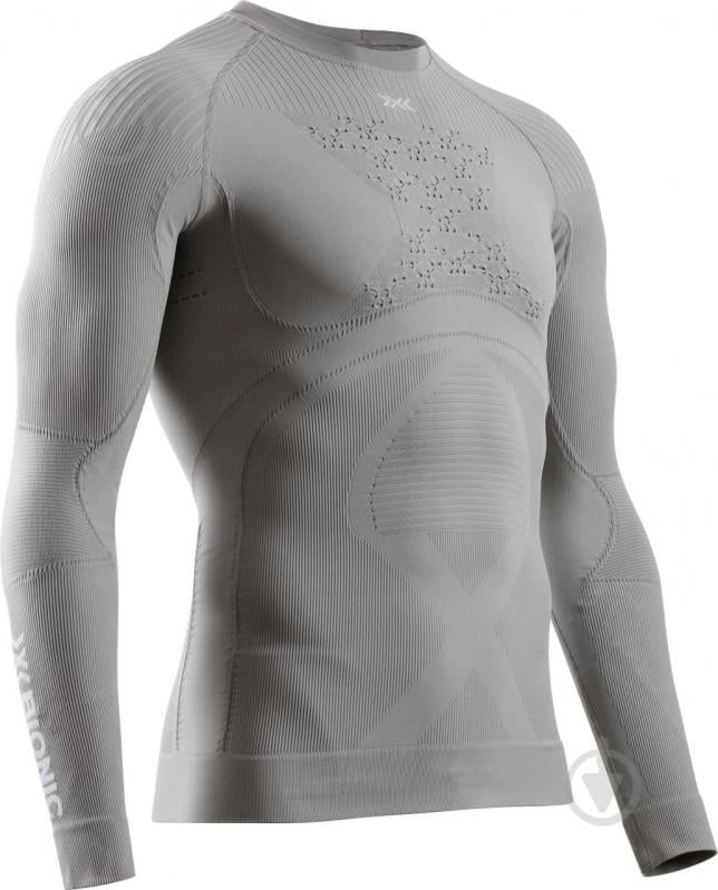 Термокофта X-Bionic ENERGY ACCUMULATOR 4.0 SHIRT LG SL MEN EA-WT06W19M-G602 р.L сірий - фото 1