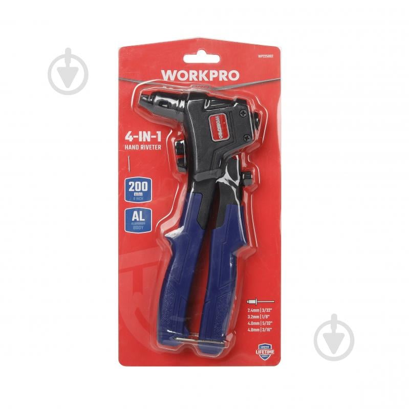 Заклепочник ручной WORKPRO CR-MO PRO WP225002 - фото 5