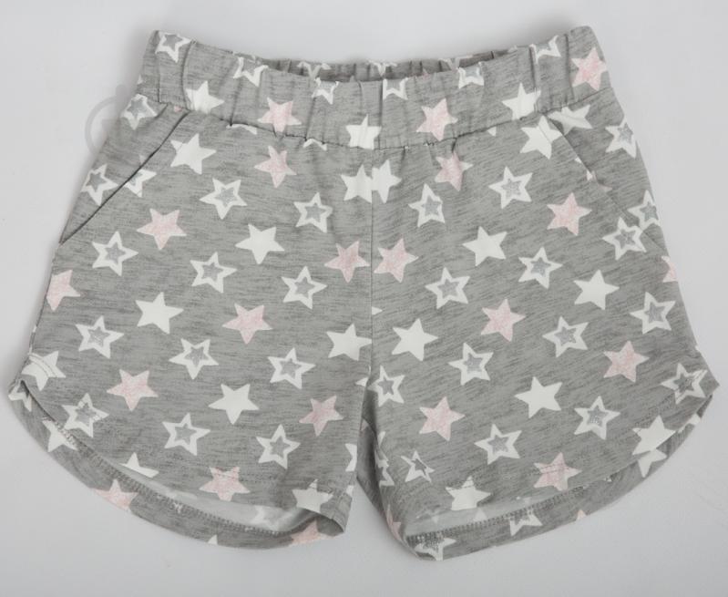 Шорты для девочек Luna Kids Stars р.92/98 серый №0031/16055 - фото 2