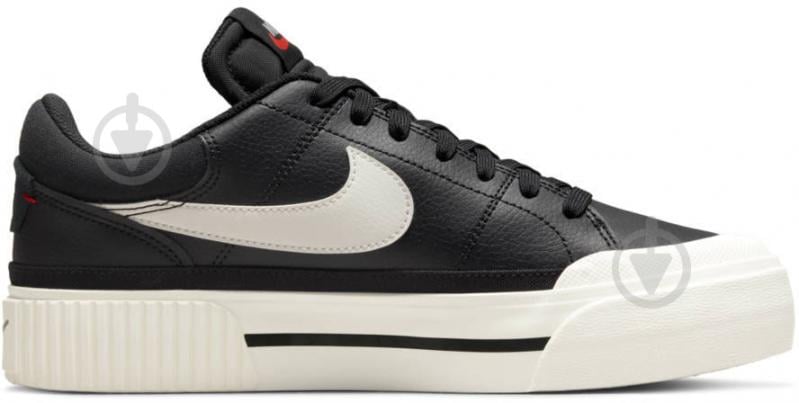 Кроссовки женские зимние Nike COURT LEGACY LIFT DM7590-001 р.42 черные - фото 2